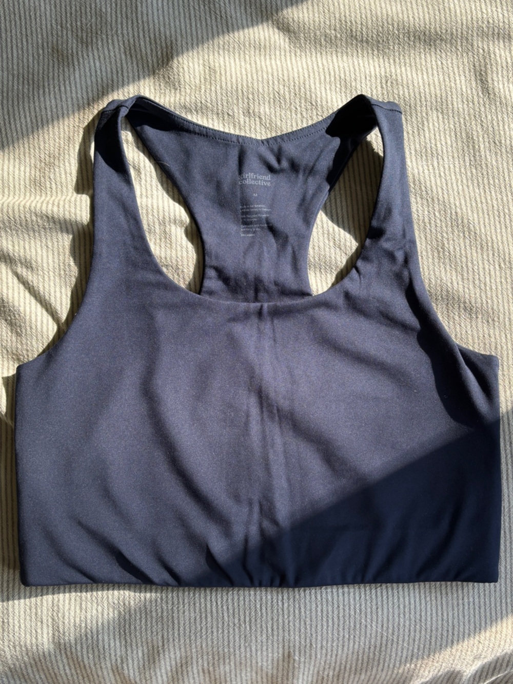 Girlfriend Collective Paloma Crop Tank Top Bra